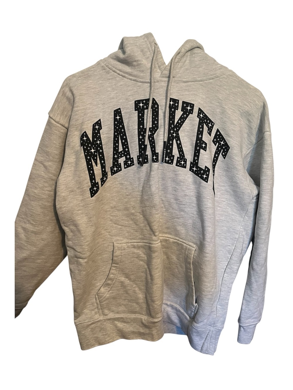 Market arc hoodie grey
Men's US M / EU 48-50 / Stars Print